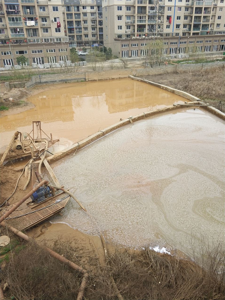 樟木头镇沉淀池淤泥清理-厂区废水池淤泥清淤